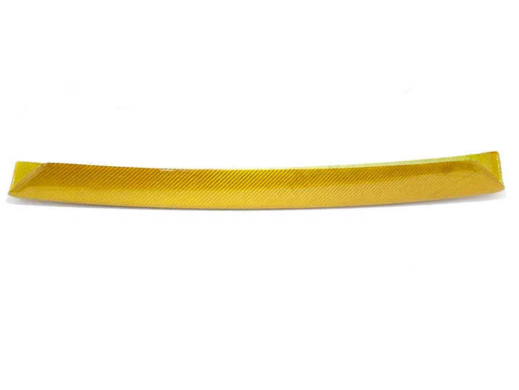 FIAT 500 Front Splitter Lip - Carbon Fiber - 595 Style - EU Model - Yellow Candy